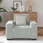 Sillón sofá gris claro 60 cm terciopelo en Sofás | Comprar online en Foro24
