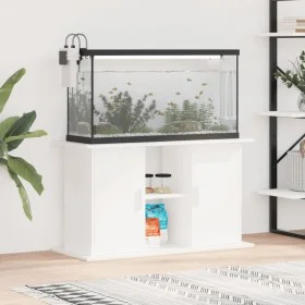 Soporte para acuario madera de ingeniería blanco 101x41x58 cm by vidaXL, Aquarium supports - Ref: Foro24-833607, Price: 104,5...