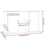 Aquarienständer Kunstholz schwarz 101x41x58 cm von vidaXL, Aquarium unterstützt - Ref: Foro24-833608, Preis: 94,90 €, Rabatt: %