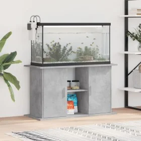 Concrete gray engineering wood aquarium support 101x41x58 cm by vidaXL, Aquarium supports - Ref: Foro24-833611, Price: 98,99 ...