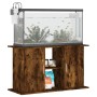 Aquariumhalterung aus Holzwerkstoff, geräucherte Eiche, 101 x 41 x 58 cm von vidaXL, Aquarium unterstützt - Ref: Foro24-83361...