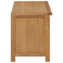 Mueble zapatero de madera maciza de roble 90x37x45 cm