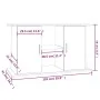 Engineered wood aquarium support smoked oak 101x41x58 cm by vidaXL, Aquarium supports - Ref: Foro24-833612, Price: 101,52 €, ...