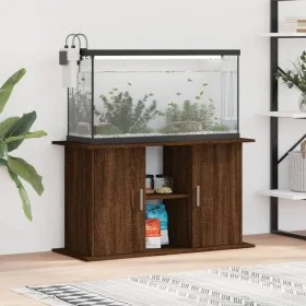 Oak brown engineered wood aquarium support 101x41x58 cm by vidaXL, Aquarium supports - Ref: Foro24-833614, Price: 105,31 €, D...