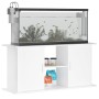 Aquarienhalter aus Holzwerkstoff weiß 121x41x58 cm von vidaXL, Aquarium unterstützt - Ref: Foro24-833615, Preis: 100,10 €, Ra...