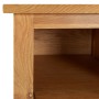 Mueble zapatero de madera maciza de roble 90x37x45 cm