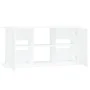 Aquarium stand in white engineered wood 121x41x58 cm by vidaXL, Aquarium supports - Ref: Foro24-833615, Price: 98,47 €, Disco...