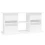 Aquarium stand in white engineered wood 121x41x58 cm by vidaXL, Aquarium supports - Ref: Foro24-833615, Price: 98,47 €, Disco...