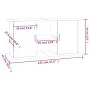 Aquarium stand in white engineered wood 121x41x58 cm by vidaXL, Aquarium supports - Ref: Foro24-833615, Price: 98,47 €, Disco...