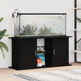 Black engineered wood aquarium support 121x41x58 cm by vidaXL, Aquarium supports - Ref: Foro24-833616, Price: 103,00 €, Disco...