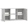 Soporte de acuario madera ingeniería gris hormigón 121x41x58 cm von vidaXL, Aquarium unterstützt - Ref: Foro24-833619, Preis:...