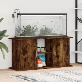 Aquarium support in smoked oak engineered wood 121x41x58 cm by vidaXL, Aquarium supports - Ref: Foro24-833620, Price: 121,21 ...