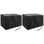 Funda de muebles de jardín 2 uds 8 ojales 140x70x90 cm by vidaXL, Garden furniture covers - Ref: Foro24-279128, Price: 26,92 ...