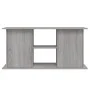 Sonoma-grauer Aquarienständer aus Holzwerkstoff, 121 x 41 x 58 cm von vidaXL, Aquarium unterstützt - Ref: Foro24-833621, Prei...