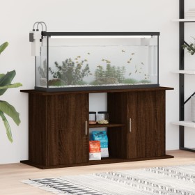 Aquarienhalter aus brauner Eiche 121x41x58 cm von vidaXL, Aquarium unterstützt - Ref: Foro24-833622, Preis: 116,74 €, Rabatt: %
