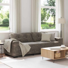 Sofá con cojín Gris oscuro Cuero sintético