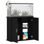 Schwarze Aquariumhalterung aus Holzwerkstoff, 81 x 36 x 73 cm von vidaXL, Aquarium unterstützt - Ref: Foro24-833624, Preis: 1...