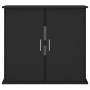 Schwarze Aquariumhalterung aus Holzwerkstoff, 81 x 36 x 73 cm von vidaXL, Aquarium unterstützt - Ref: Foro24-833624, Preis: 1...