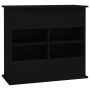 Schwarze Aquariumhalterung aus Holzwerkstoff, 81 x 36 x 73 cm von vidaXL, Aquarium unterstützt - Ref: Foro24-833624, Preis: 1...