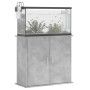 Soporte de acuario madera ingeniería gris hormigón 81x36x73 cm by vidaXL, Aquarium supports - Ref: Foro24-833627, Price: 108,...