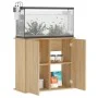 Engineered wood aquarium support Sonoma oak 81x36x73 cm by vidaXL, Aquarium supports - Ref: Foro24-833626, Price: 92,48 €, Di...