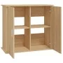 Engineered wood aquarium support Sonoma oak 81x36x73 cm by vidaXL, Aquarium supports - Ref: Foro24-833626, Price: 92,48 €, Di...