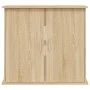 Engineered wood aquarium support Sonoma oak 81x36x73 cm by vidaXL, Aquarium supports - Ref: Foro24-833626, Price: 92,48 €, Di...
