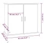 Engineered wood aquarium support Sonoma oak 81x36x73 cm by vidaXL, Aquarium supports - Ref: Foro24-833626, Price: 92,48 €, Di...
