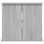 Sonoma Aquarienständer aus grauem Holzwerkstoff 81x36x73 cm von vidaXL, Aquarium unterstützt - Ref: Foro24-833629, Preis: 114...