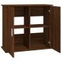 Oak brown engineered wood aquarium support 81x36x73 cm by vidaXL, Aquarium supports - Ref: Foro24-833630, Price: 108,19 €, Di...