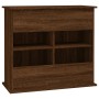Oak brown engineered wood aquarium support 81x36x73 cm by vidaXL, Aquarium supports - Ref: Foro24-833630, Price: 108,19 €, Di...