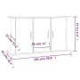 Soporte para acuario madera de ingeniería blanco 101x41x58 cm de vidaXL, Soportes para acuarios - Ref: Foro24-833631, Precio:...