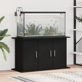 Black engineered wood aquarium support 101x41x58 cm by vidaXL, Aquarium supports - Ref: Foro24-833632, Price: 101,79 €, Disco...