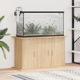 Aquarienhalter aus Holzwerkstoff Sonoma Eiche 101x41x58 cm von vidaXL, Aquarium unterstützt - Ref: Foro24-833634, Preis: 106,...