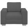Sillón de tela de pana gris oscuro 60 cm en Sofás | Comprar online en Foro24