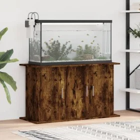 Aquarium support in smoked oak engineered wood 101x41x58 cm by vidaXL, Aquarium supports - Ref: Foro24-833636, Price: 103,42 ...