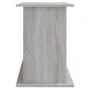 Sonoma-grauer Aquarienständer aus Holzwerkstoff, 101 x 41 x 58 cm von vidaXL, Aquarium unterstützt - Ref: Foro24-833637, Prei...