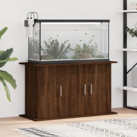 Aquarienständer aus Eichenholzwerkstoff, 101 x 41 x 58 cm von vidaXL, Aquarium unterstützt - Ref: Foro24-833638, Preis: 120,5...