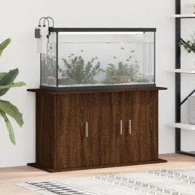Oak brown engineered wood aquarium support 101x41x58 cm by vidaXL, Aquarium supports - Ref: Foro24-833638, Price: 117,70 €, D...