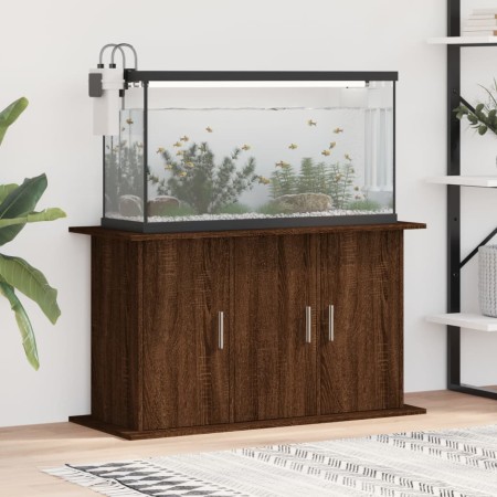 Aquarienständer aus Eichenholzwerkstoff, 101 x 41 x 58 cm von vidaXL, Aquarium unterstützt - Ref: Foro24-833638, Preis: 120,5...