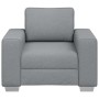 Sofá Gris Claro 100 x 77 x 82 cm tela en Sofás | Comprar online en Foro24