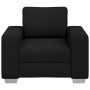 Sofá con cojín Negro 100 x 77 x 82 cm tela