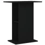 Schwarze Aquariumhalterung aus Holzwerkstoff, 60,5 x 36 x 72,5 cm von vidaXL, Aquarium unterstützt - Ref: Foro24-833640, Prei...