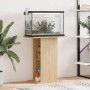 Aquariumhalterung aus Holzwerkstoff, Sonoma-Eiche, 60,5 x 36 x 72,5 cm von vidaXL, Aquarium unterstützt - Ref: Foro24-833642,...