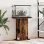 Soporte acuario madera ingeniería roble ahumado 60,5x36x72,5 cm by vidaXL, Aquarium supports - Ref: Foro24-833644, Price: 56,...