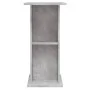 Soporte acuario madera ingeniería gris hormigón 60,5x36x72,5 cm de vidaXL, Soportes para acuarios - Ref: Foro24-833643, Preci...