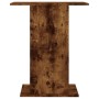 Soporte acuario madera ingeniería roble ahumado 60,5x36x72,5 cm