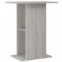 Sonoma gray engineered wood aquarium support 60.5x36x72.5cm by vidaXL, Aquarium supports - Ref: Foro24-833645, Price: 46,56 €...