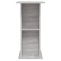 Sonoma-grauer Aquarienständer aus Holzwerkstoff, 60,5 x 36 x 72,5 cm von vidaXL, Aquarium unterstützt - Ref: Foro24-833645, P...