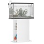 Glossy white engineered wood aquarium support 75x36x72.5 cm by vidaXL, Aquarium supports - Ref: Foro24-833649, Price: 76,05 €...